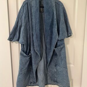 Casual Blue Denim Jacket